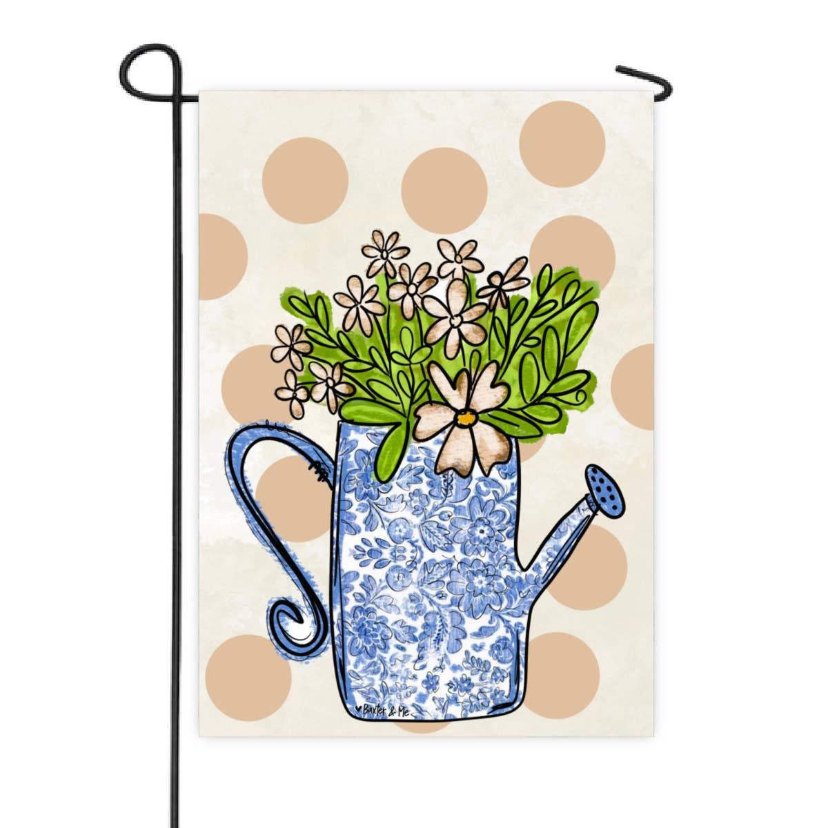 Home Sweet Home Watering Can Garden Flag