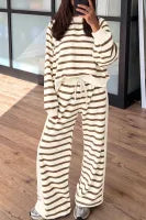 Khaki Stripe pant set