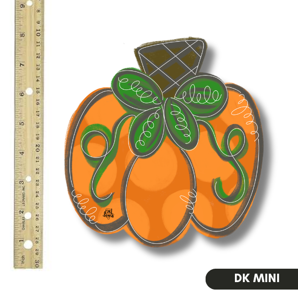 Polka Dot Pumpkin Mini