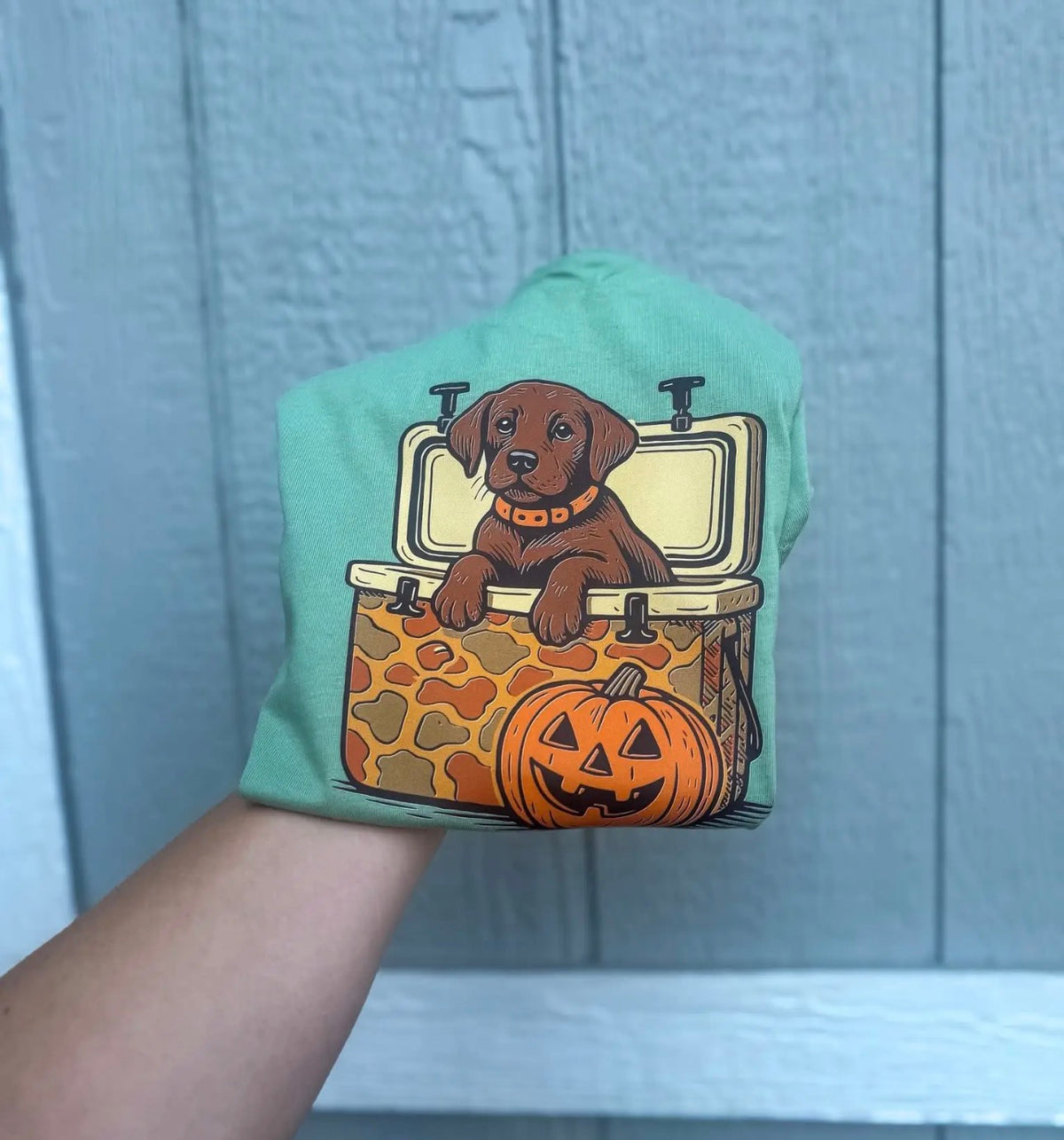 Cooler with Jack O Lantern