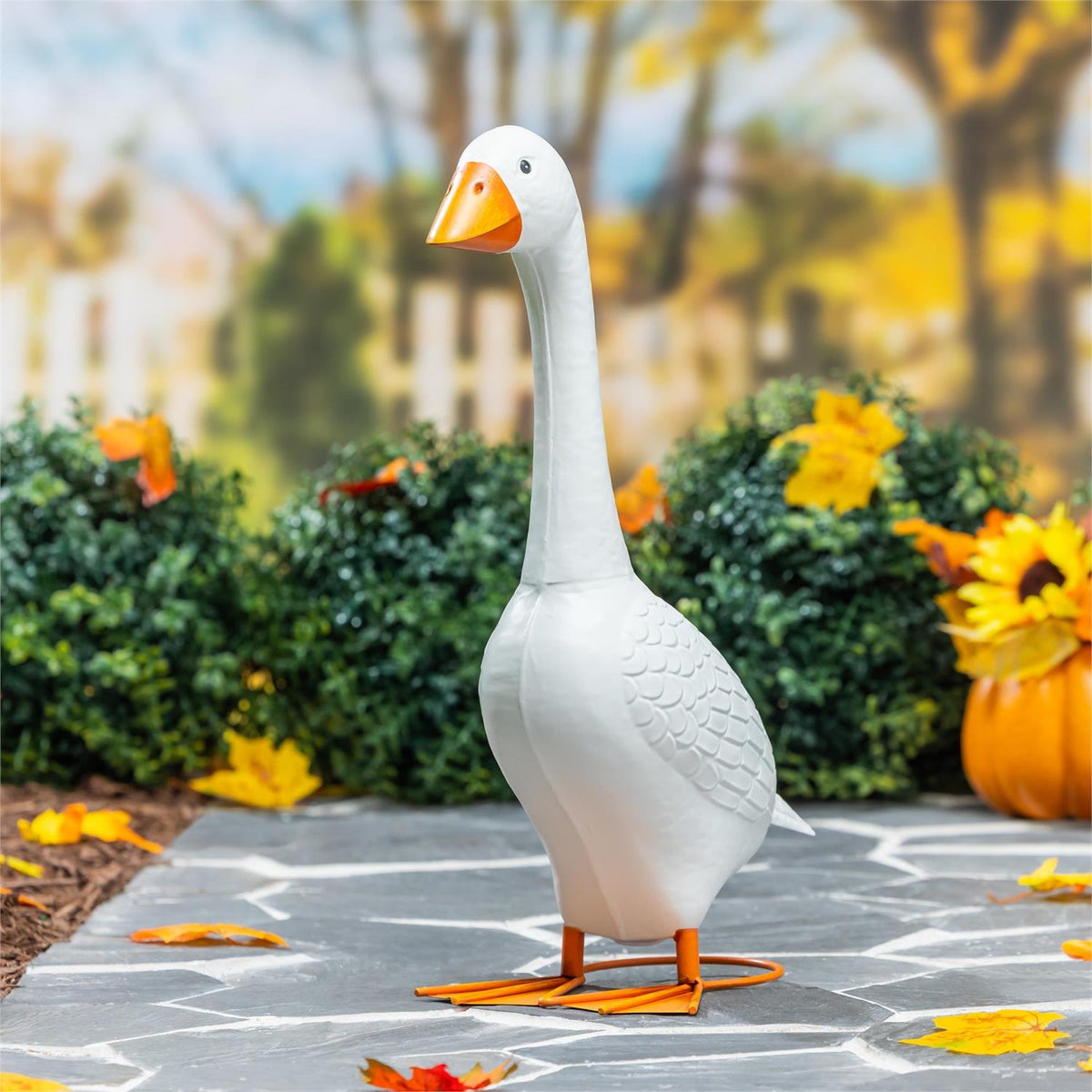 Porch Goose Statue