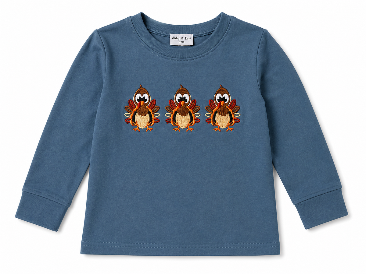 Blue Turkey Shirt