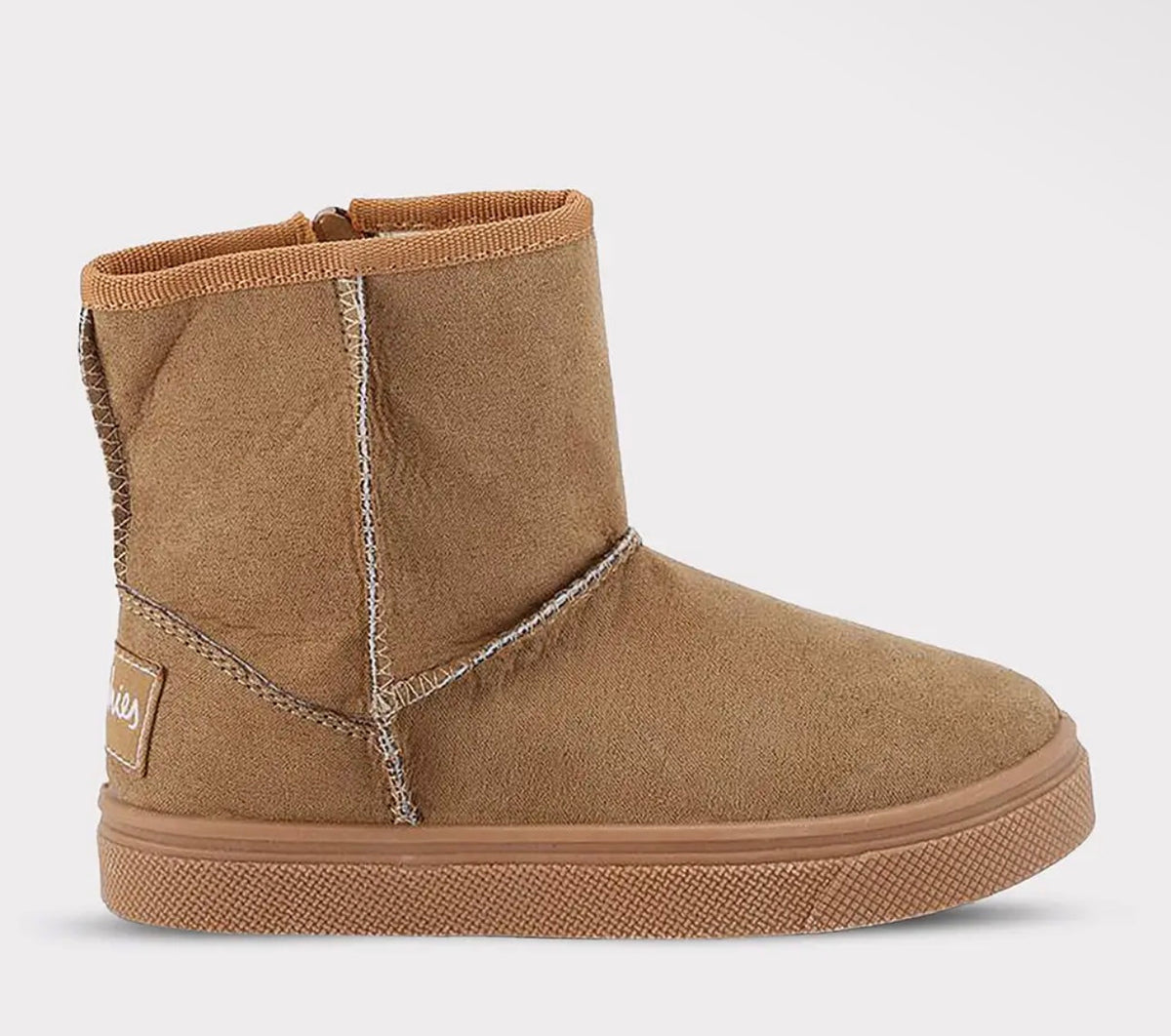 Brown suede boot