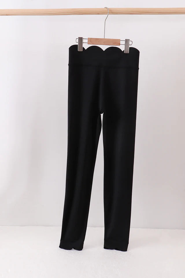 Girls Scallop Leggings