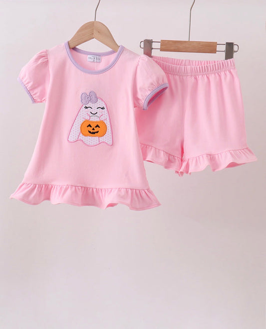 Pink Ruffle Ghost Set