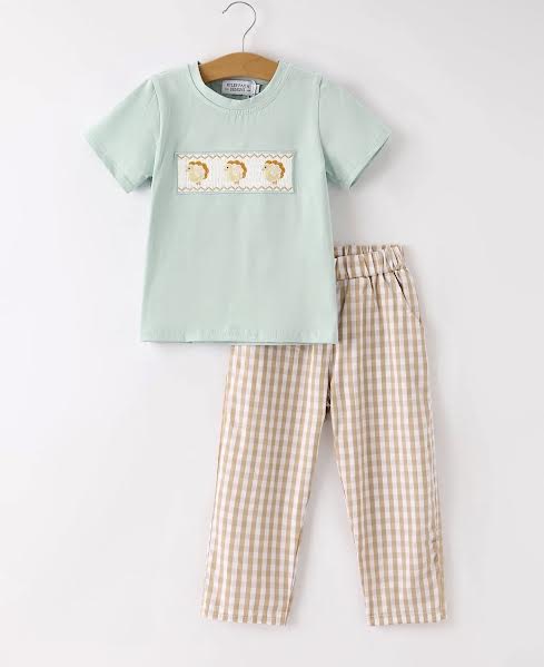 Smocked Turkey Set
