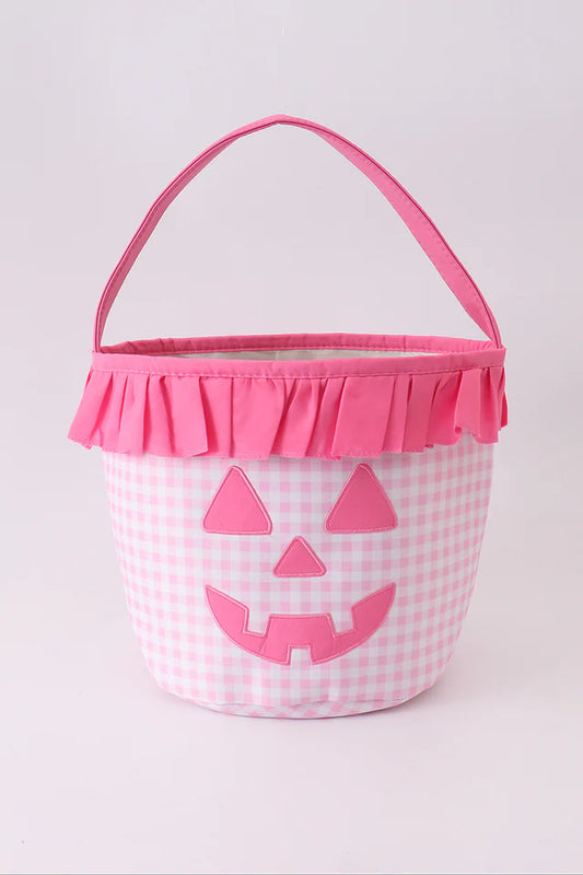 Pink Halloween Basket