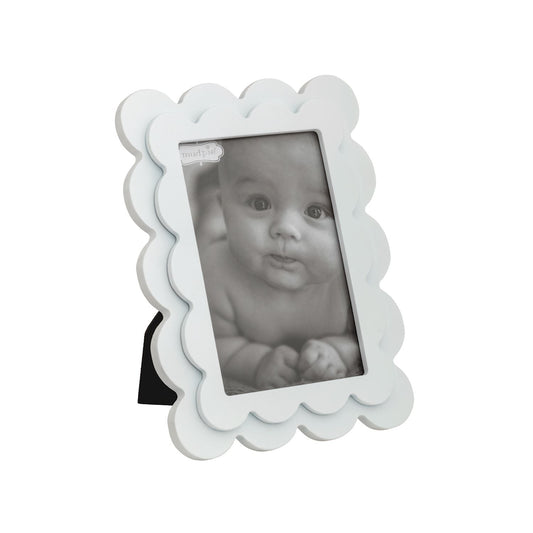 White Layered Wood Frame