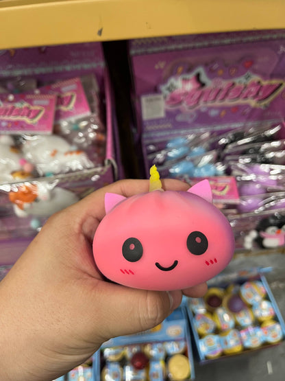Squishy Rainbow Unicorn Dumpling Toy