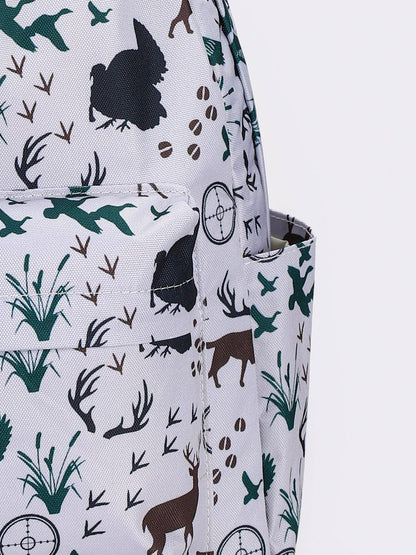 Gone Hunting Kids Canvas Backpack