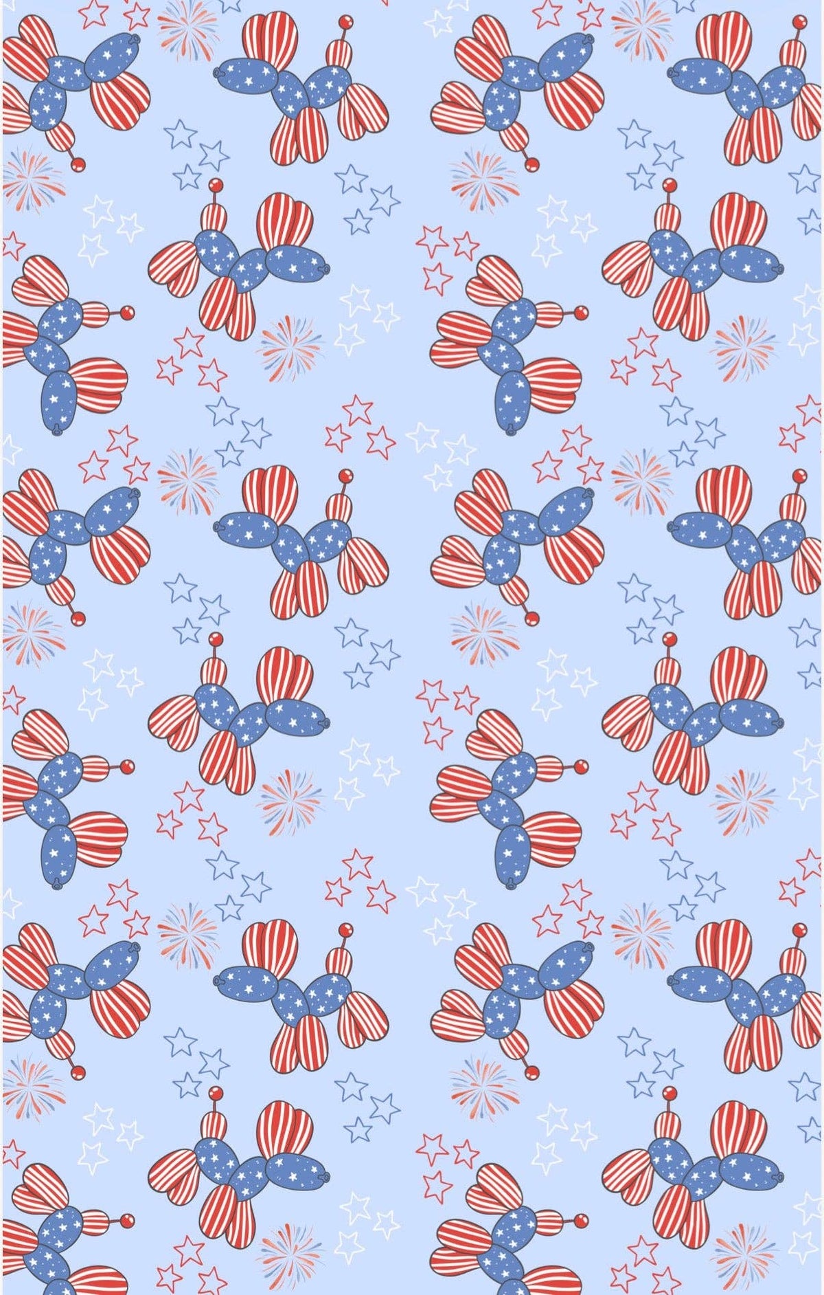 Patriotic Pups: Double-Sided Hand Towel