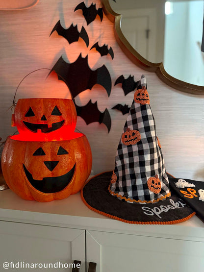 Spooky Beaded Witch Hat