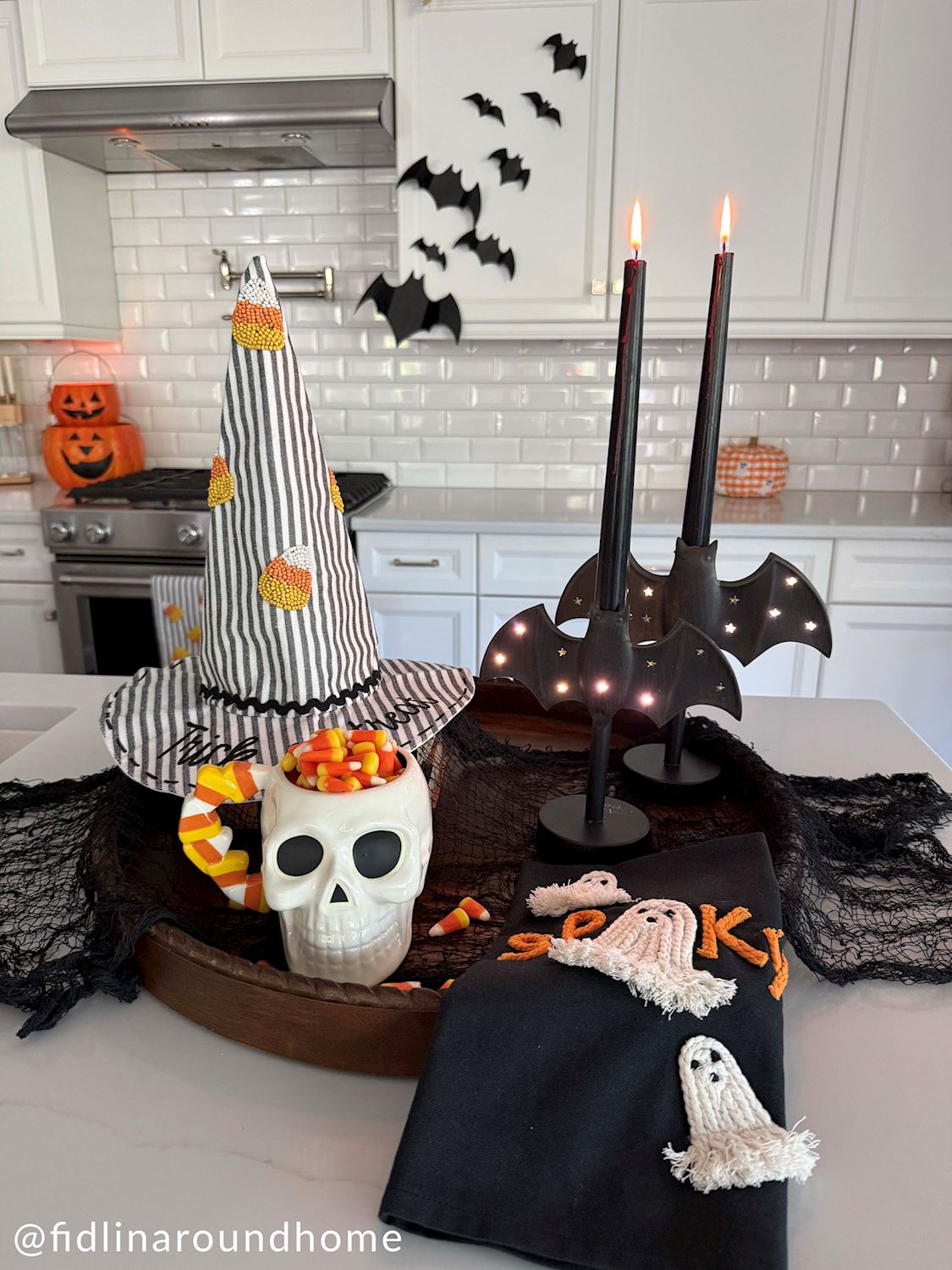 Trick or Treat Beaded Witch Hat