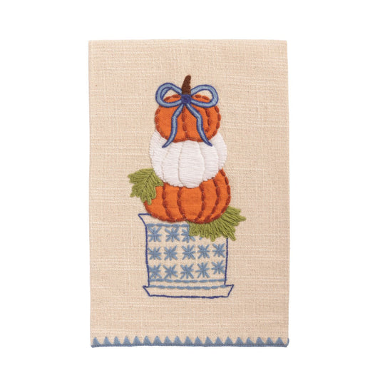 Blue Pumpkin Hand Towel