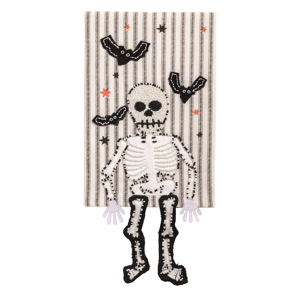 Skeleton Beaded Hand Towel
