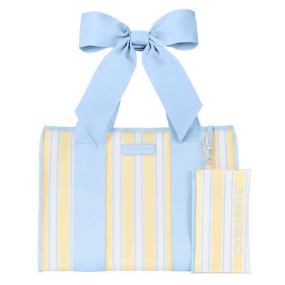 Case-Mate Cabana Stripe Bow Jelly Tote Bag