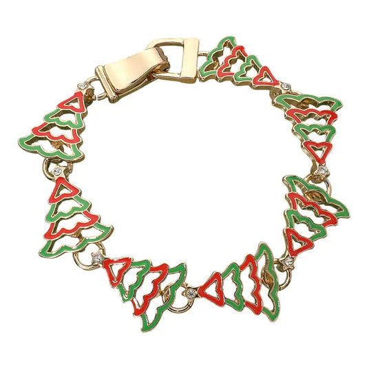 Christmas tree bracelet