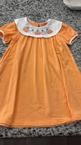 Orange Collar Pumpkin Dress