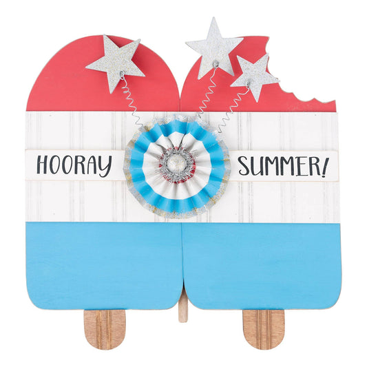 Hooray Summer Popsicles Topper - Fourth of July