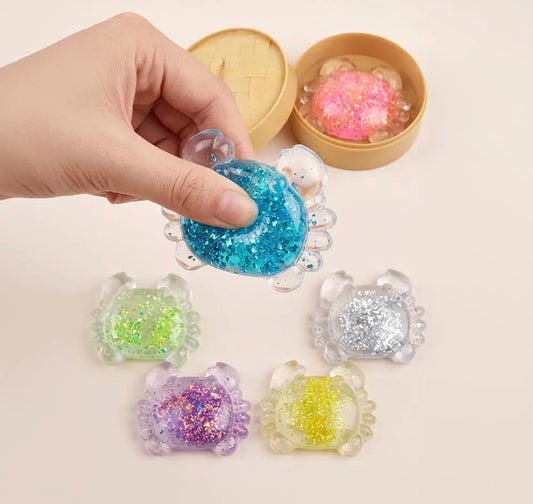 Glitter Crab mystery squeeze