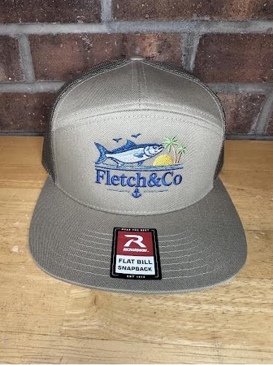 Fletch & Co. Fish Hat - Gray Mesh