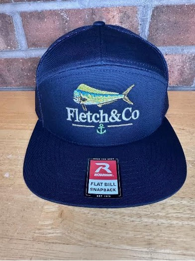 Fletch & Co. Fish Hat - Navy