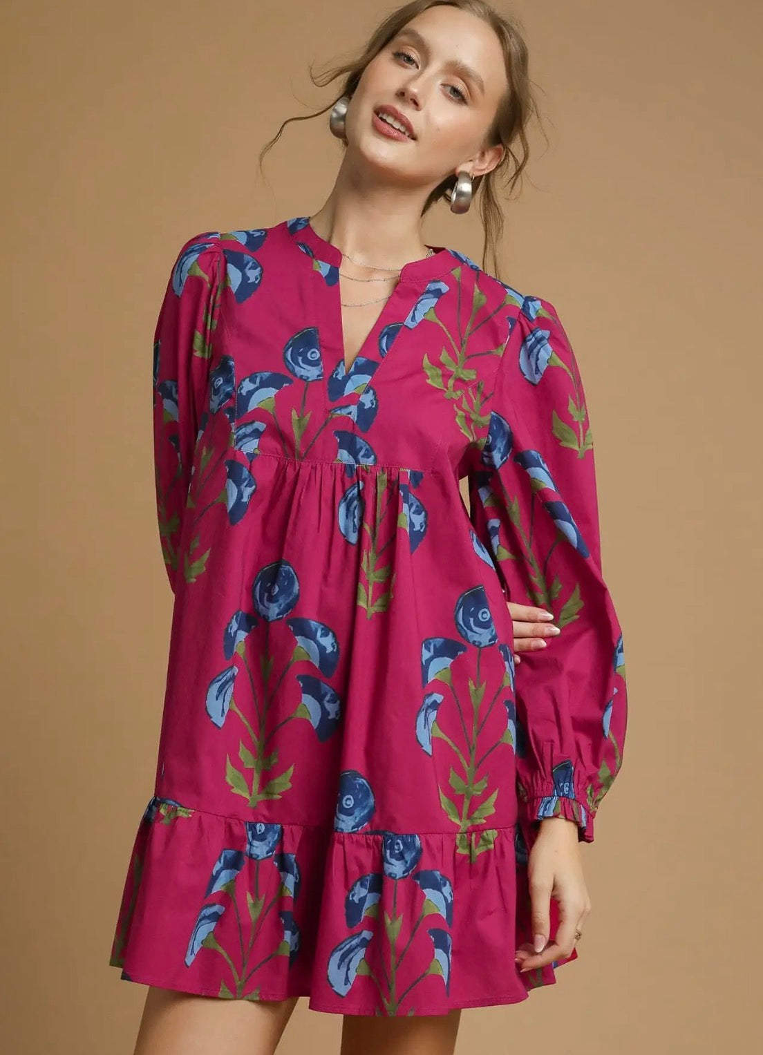 Umgee Mulberry Dress