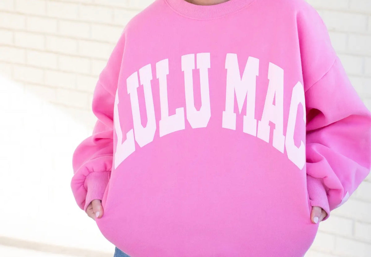LuLu Mac  Pink/Light Pink Puff