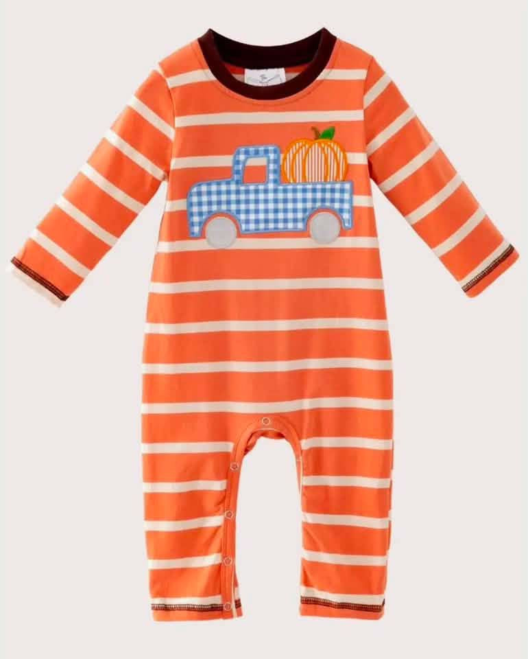 Pumpkin hauler romper