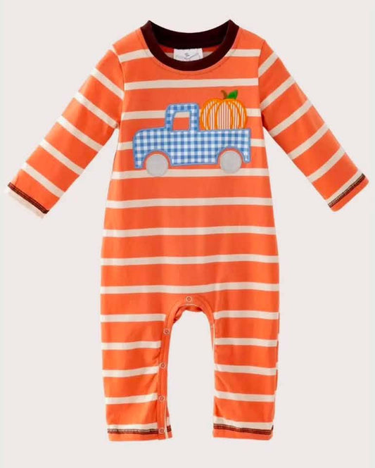 Pumpkin hauler romper