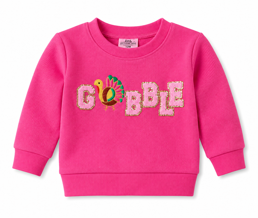 Pink Gobble Sweater