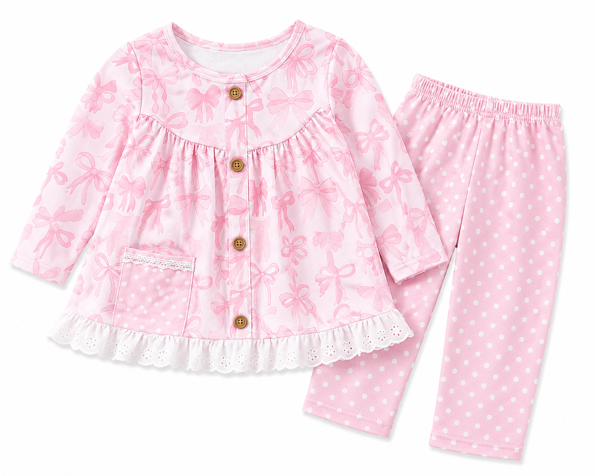Pink Bow Set