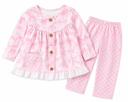 Pink Bow Set