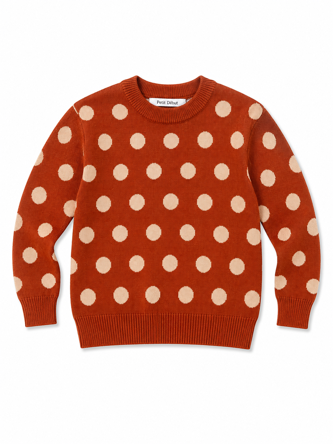Rust Polkadot Sweater