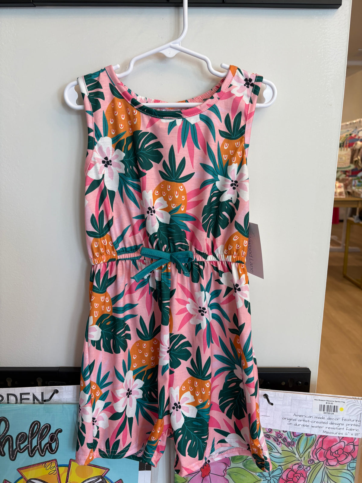 Floral Pineapple Romper