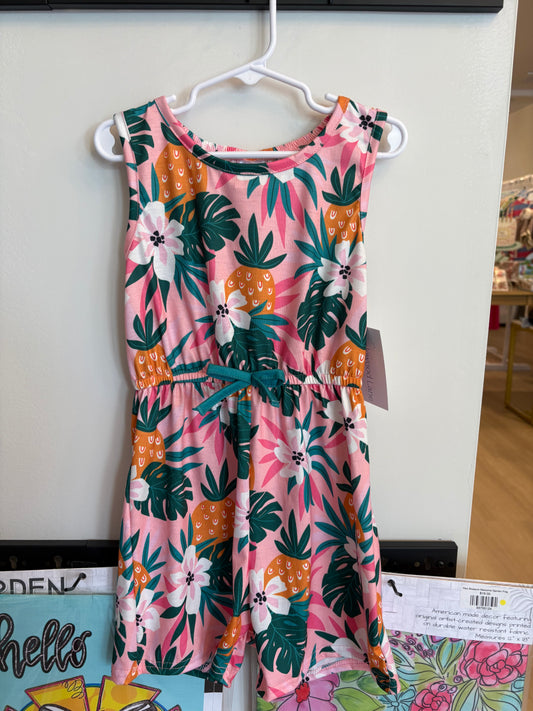 Floral Pineapple Romper