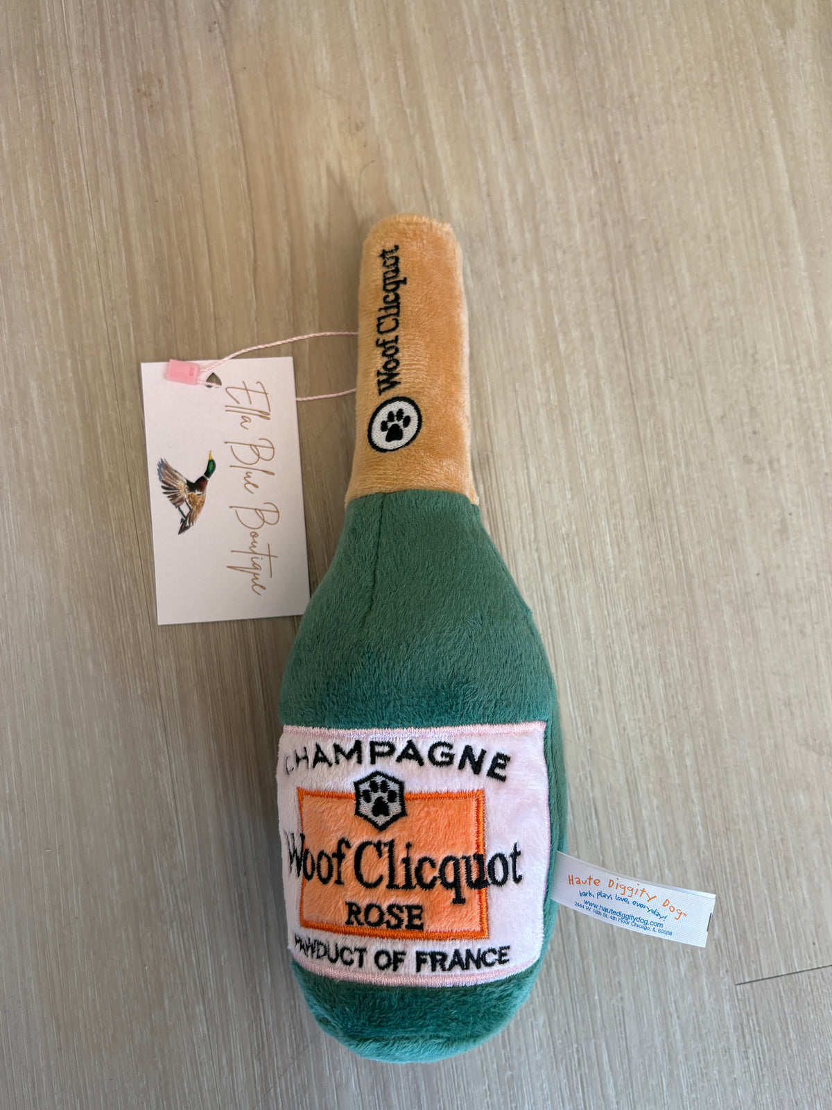 Champagne Dog Toy
