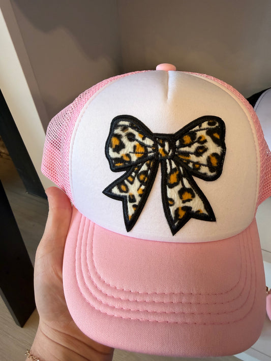 Cheetah Bow Youth Hat