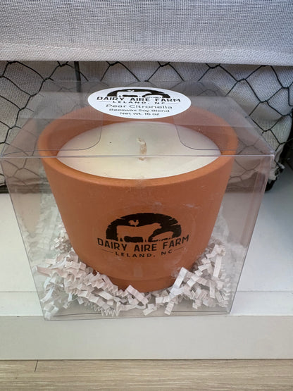 Terracotta Pot Candle