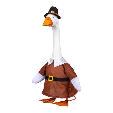 Porch Goose pilgram Outfit