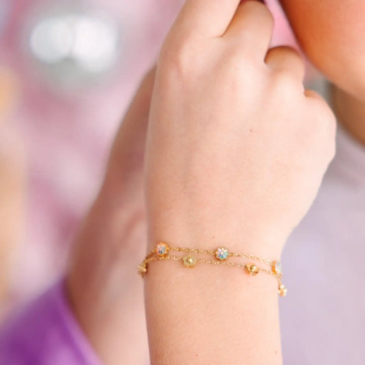 Rainbow Daisy Bracelet