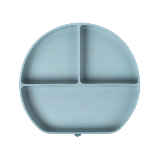 Silicone Suction Plate - Blue