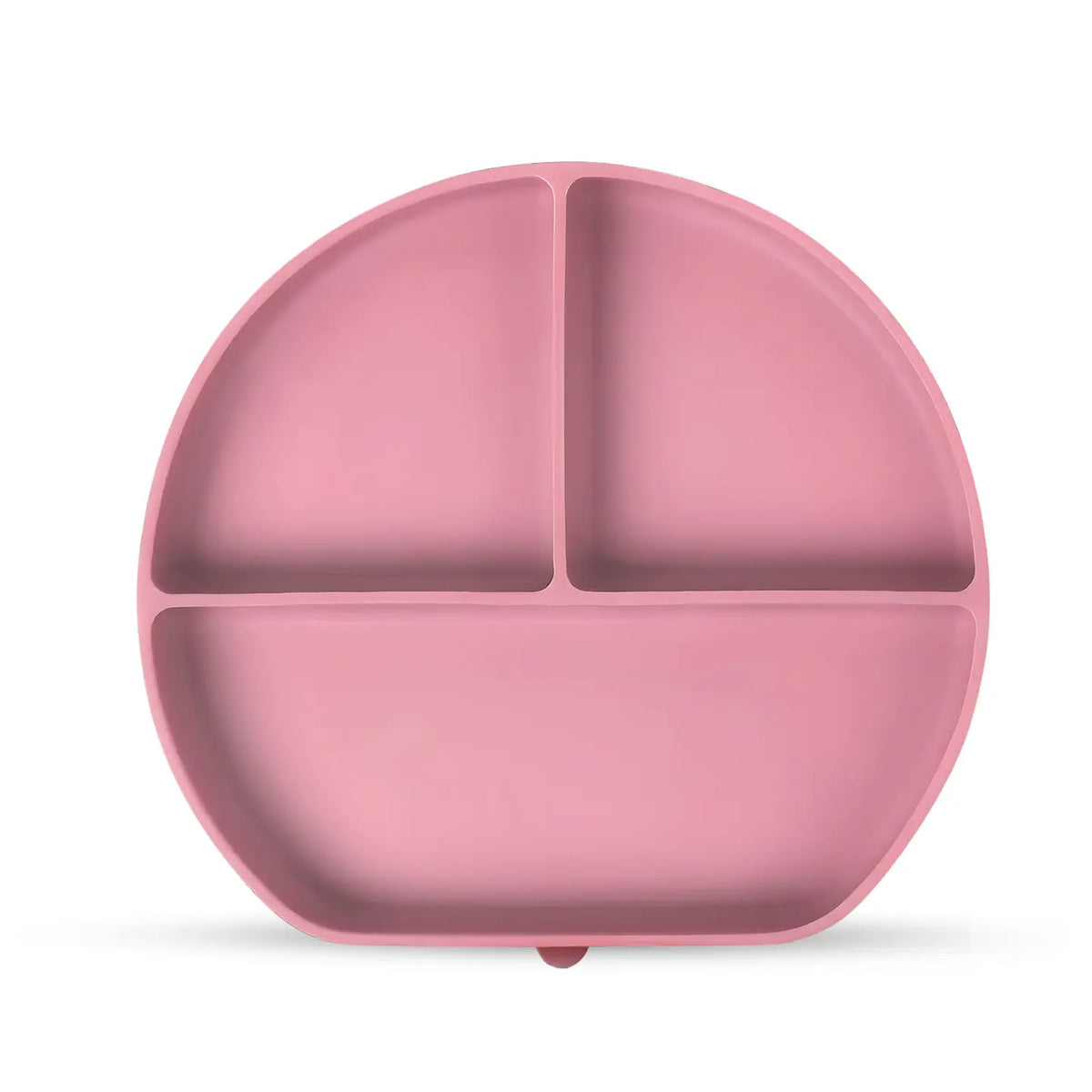 Silicone Suction Plate - Dusty Rose