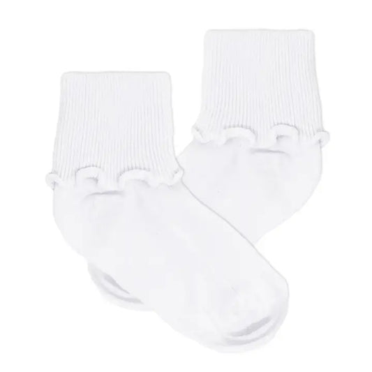 White ripple socks