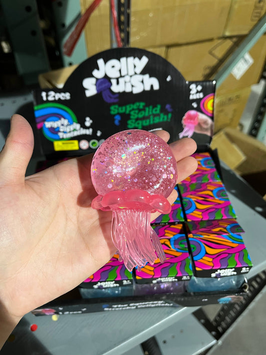 Sugar Squeeze Glitter Palm-Sized Jellyfish