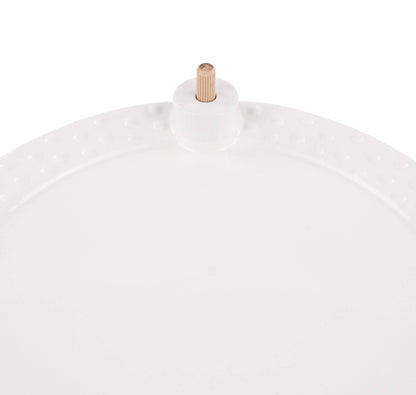 White Round Platter