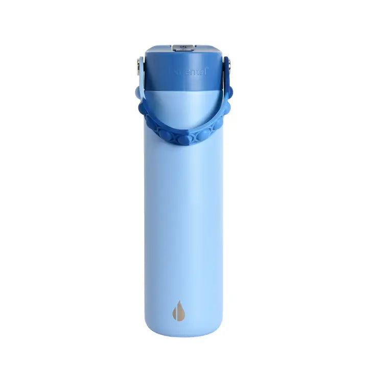 Ocean blue tie dye water bottle