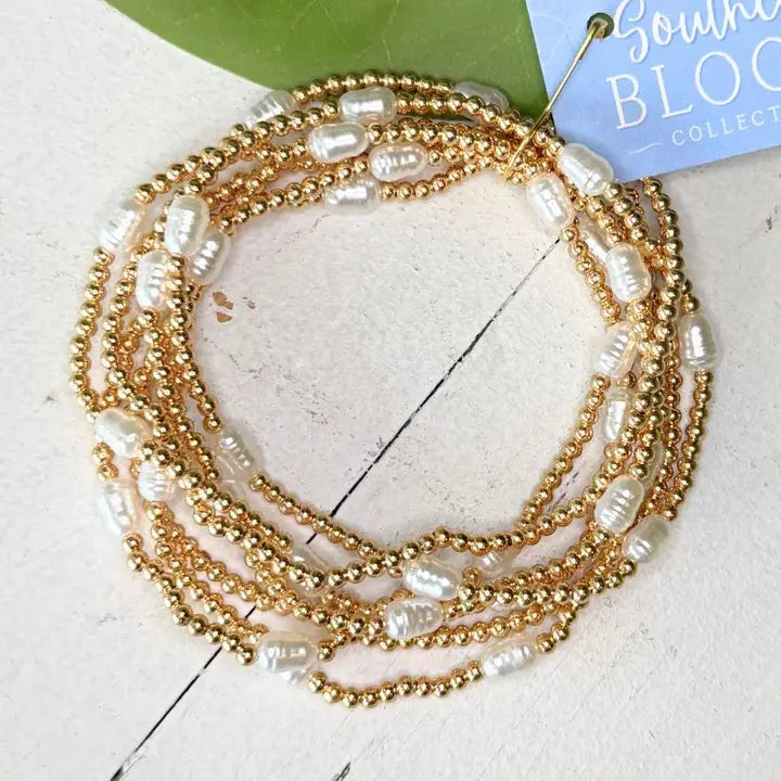 Pearl bracelet bundle