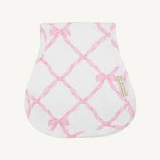 Beaufort and Bonnet Bow burp cloth