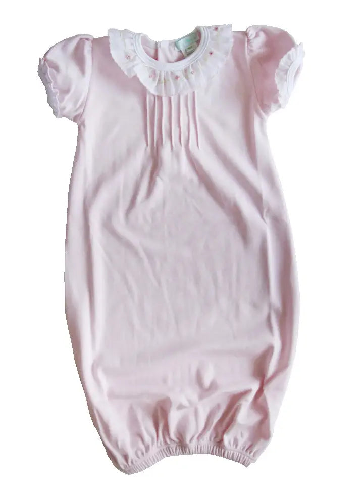 Pink Rosevine Baby Girl Pima Cotton Daygown